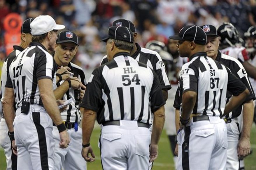 Replacement referees (Associated Press)