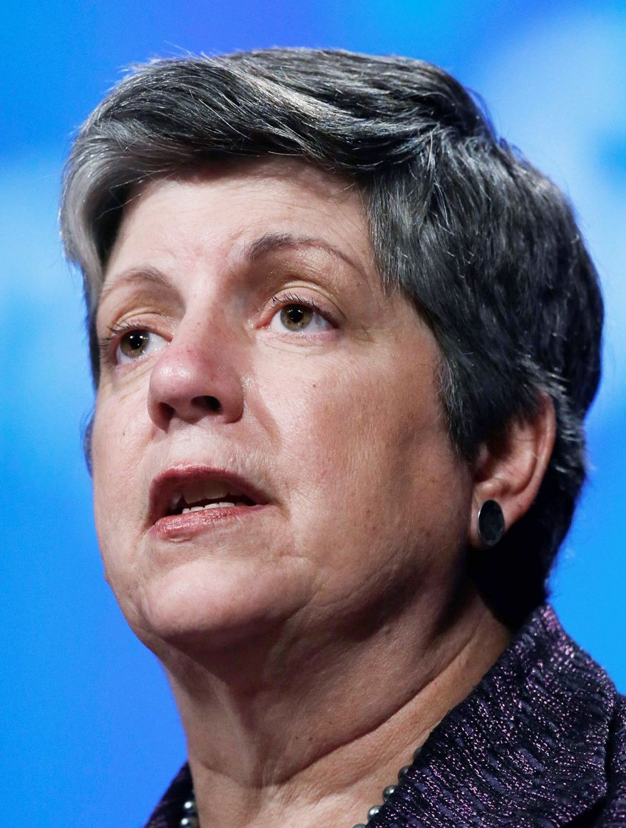 **FILE** Homeland Security Secretary Janet A. Napolitano says gay partners will be considered as family members when immigration agents are trying to decide deportation cases. (Associated Press)