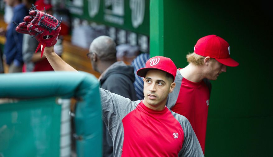 Nationals left-hander Gio Gonzalez is in the NL Cy Young conversation after winning 21 games in his first season with Washington. (Andrew Harnik/The Washington Times)
