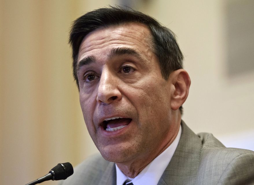 ** FILE ** Rep. Darrell E. Issa, California Republican and House Oversight and Government Reform Committee chairman,  speaks on Capitol Hill in Washington on Wednesday, June 27, 2012. (AP Photo/J. Scott Applewhite)