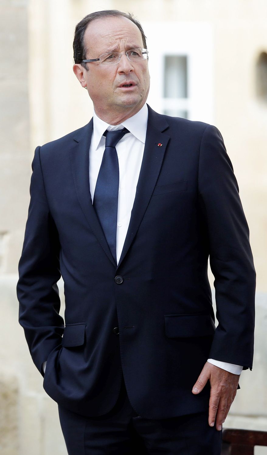 President Francois Hollande sought Sunday to allay tensions between Jews and Muslims aggravated by violent incidents. (Associated Press)