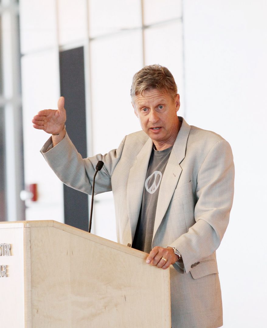 Third-party candidate Gary Johnson has little presence in the presidential race but potentially could have a major impact on the election. Mr. Johnson, on the ballot in 48 states, is the Libertarian Party nominee. "A wasted vote is voting for someone you don't believe in," Mr. Johnson said.