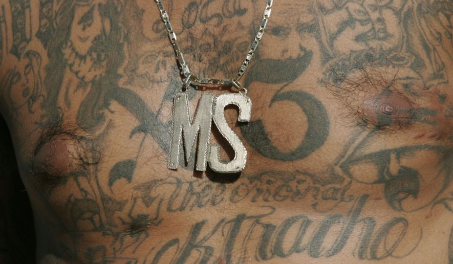 Mara Salvatrucha, or MS-13, is becoming an increasing problem in Northern Virginia. (Associated Press/File)