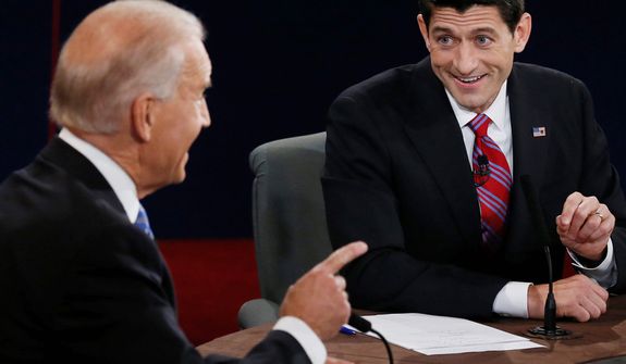 Biden, Ryan go head to head, but they can’t see eye to eye