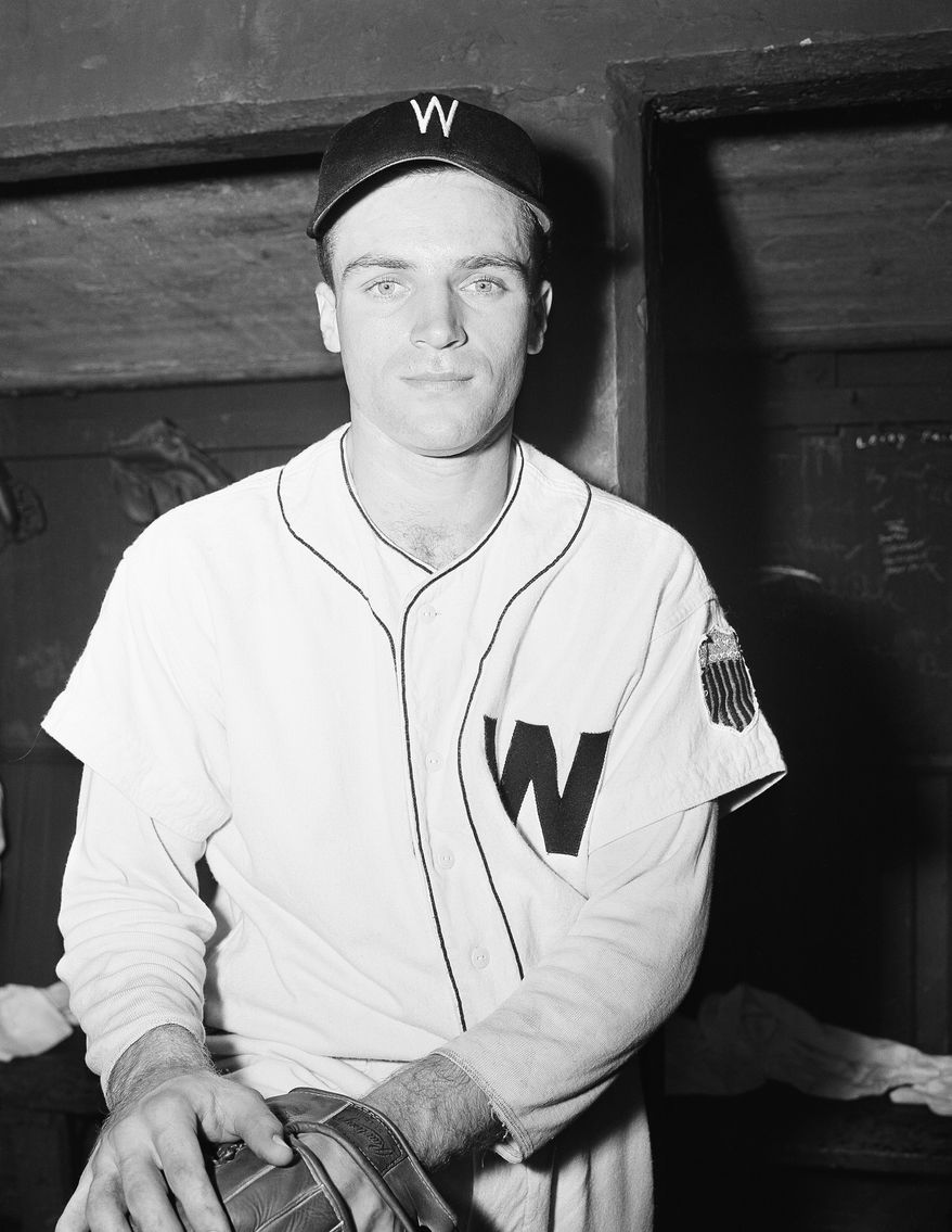Eddie Yost Washington third baseman in Washington on June 30, 1947. (AP Photo/HWG)
