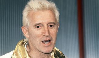 **FILE** British disc jockey and BBC TV presenter Jimmy Savile is seen Dec. 17, 1986, at Madame Tussauds museum in London. (Associated Press)