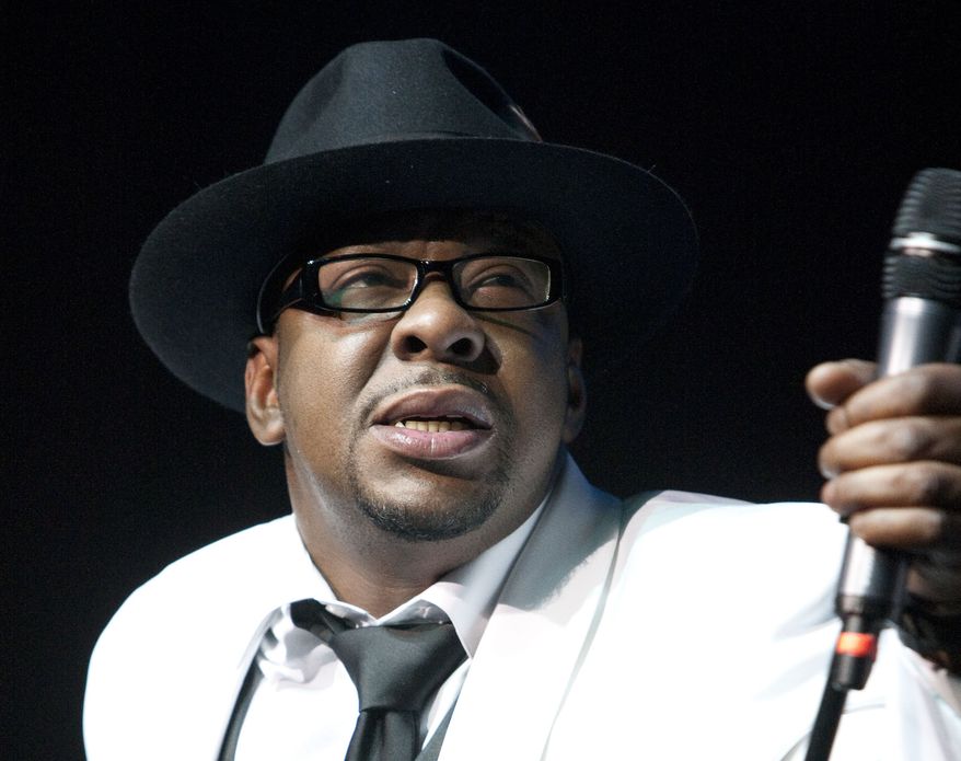 **FILE** Singer Bobby Brown, former husband of late pop star Whitney Houston, performs Feb. 18, 2012, at Mohegan Sun Casino in Uncasville, Conn. (Associated Press)