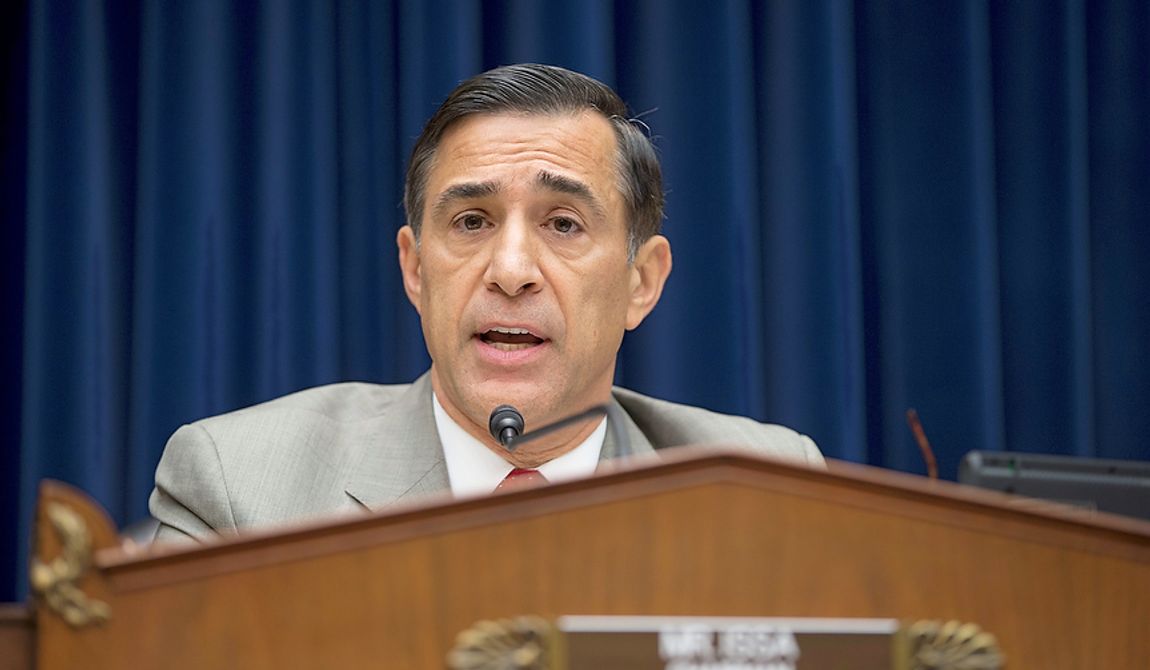** FILE ** House Oversight Committee Chairman Rep. Darrell Issa, California Republican, delivers his opening statement Oct. 10, 2012, on Capitol Hill during the committee&#x27;s hearing on the Sept. 11 attack on the U.S. Consulate in Benghazi, Libya, that resulted in the death of U.S. Ambassador Christopher Stevens. (Associated Press)