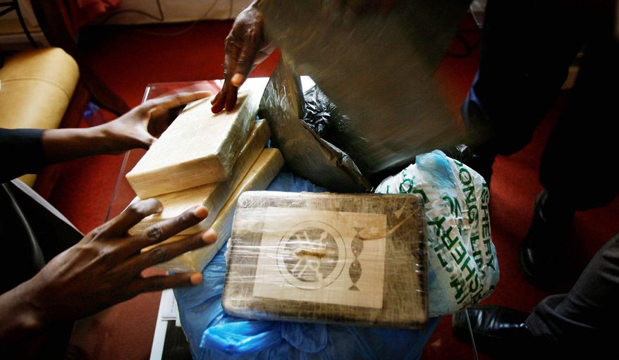 The Guinean drug enforcement agency is one of several in Africa confiscating an increasing amount of cocaine and other illegal drugs. The Oct. 23 arrest in Cameroon of a Nigerian charged with carrying heroin highlights what officials say is a growing problem of drug trafficking in Central Africa. The neighboring region of West Africa has already become established as a stepping stone to Europe for South American traffickers, according to a July Interpol report. (Associated Press)