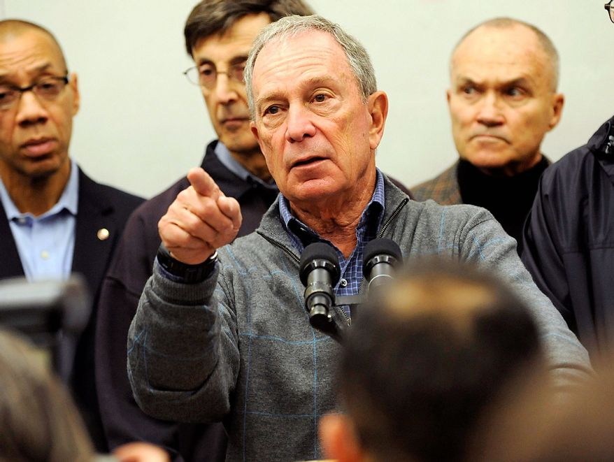 New York Mayor Michael R. Bloomberg (AP Photo/Louis Lanzano)
