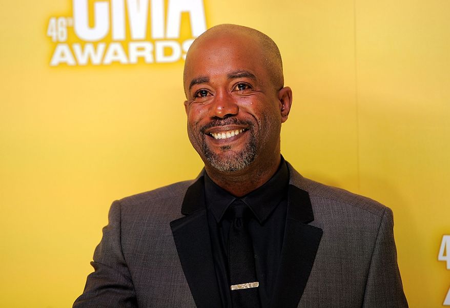 Darius Rucker arrives at the 46th Annual Country Music Awards at the Bridgestone Arena on Thursday, Nov. 1, 2012, in Nashville, Tenn. (Photo by Chris Pizzello/Invision/AP)