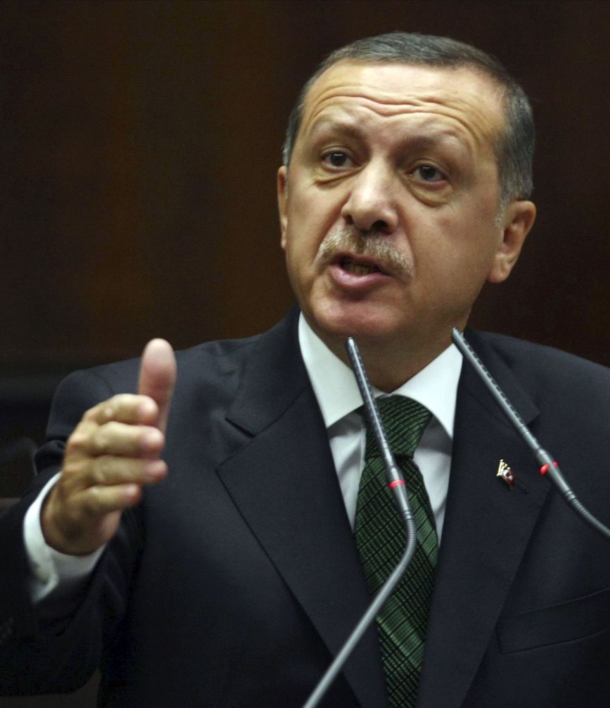 **FILE** Turkish Prime Minister Recep Tayyip Erdogan (Associated Press)