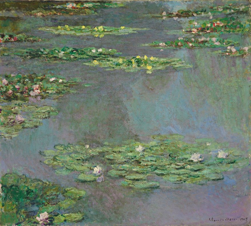 This image provided by Christie's Images, Ltd, in New York, Friday Nov. 9, 2012, shows a work from Claude Monet's "Water Lilies" series. (Associated Press/Christie's Images Ltd.)