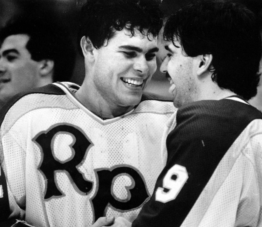 Adam Oates totaled 216 points in 98 games for Rensselaer Polytechnic Institute from 1982 through 1985. He will become the first former RPI player inducted into the Hockey Hall of Fame. (RPI Athletics)