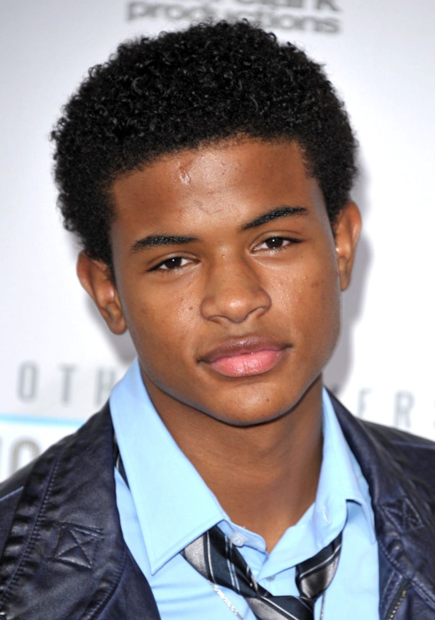 Trevor Jackson arrives at the 40th Anniversary American Music Awards on Sunday, Nov. 18, 2012, in Los Angeles. (Photo by John Shearer/Invision/AP)