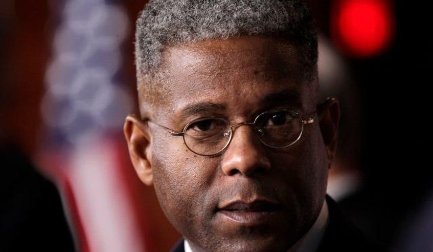 **FILE** Rep. Allen West, Florida Republican, talks July 30, 2011, about the standoff between Democrats and Republicans over the debt crisis on Capitol Hill in Washington. (Associated Press)
