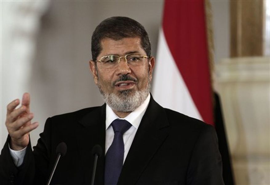 Egyptian President Mohammed Morsi (AP Photo/Maya Alleruzzo)