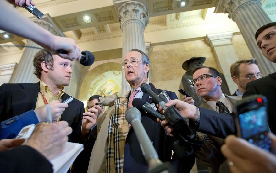 Erskine Bowles, co-chairman of the National Commission on Fiscal Responsibility and Reform, sees chances for avoiding going over the “fiscal cliff” at less than 1 in 3. President Obama is sending aides to Capitol Hill on Thursday to meet with legislative leaders. (Associated Press)