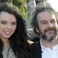 Director Peter Jackson, right, poses with his daughter Katie on the red carpet at the premiere of his new film &quot;The Hobbit: An Unexpected Journey,&quot; at the Embassy Theatre, in Wellington, New Zealand, Wednesday, Nov. 28, 2012. (AP Photo/SNPA, Ross Setford)