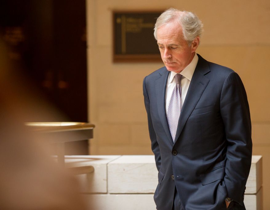** FILE ** Sen. Bob Corker, Tennessee Republican (Andrew Harnik/The Washington Times)