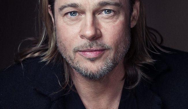 “I’m definitely past halfway. If I have so many days left, how am I filling those days? I’ve been agonizing over that one a bit like I never have before,” says actor Brad Pitt, who turns 49 in December. (Victoria Will/Invision via Associated Press)
