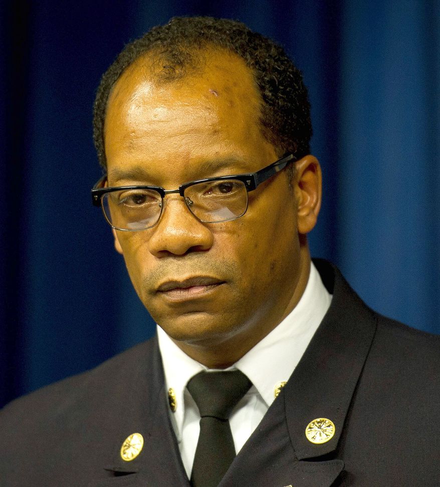 Fire Chief Kenneth Ellerbe touts his changes for EMS service as a way to provide better service, denying that it is for staffing or budgetary reasons. (Rod Lamkey Jr./The Washington Times)
