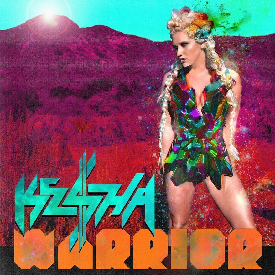 Album cover for Ke$ha "Warrior".