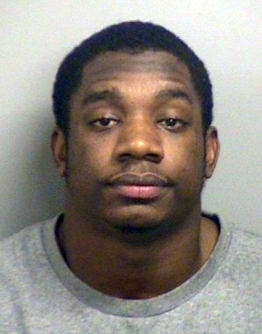 In a photo provided by the Blacksburg (Va.) Police Department, Joshua Trimble, a walk-on Virginia Tech football player, appears in a booking photo Sunday, Dec. 2, 2012. Trimble, 20, and Brian Rody, 19, have been suspended from the team after being charged with manufacturing and detonating an explosive device. Blacksburg Police Lt. Steven Taylor says the two were arrested Sunday after a small explosion near an apartment. Nobody was injured. (AP Photo/Blacksburg Police Department via The Roanoke Times) LOCAL TV OUT; LOCAL INTERNET OUT; LOCAL PRINT OUT (SALEM TIMES REGISTER; FINCASTLE HERALD; CHRISTIANSBURG NEWS MESSENGER; RADFORD NEWS JOURNAL; ROANOKE STAR SENTINEL