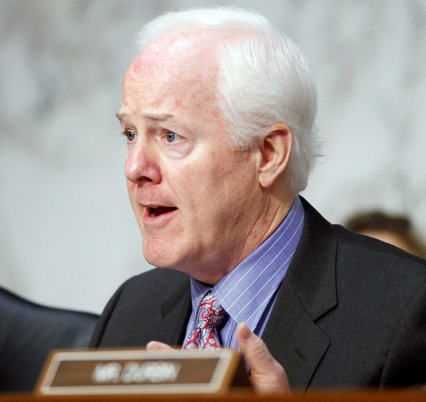 ** FILE ** Sen. John Cornyn, Texas Republican (Associated Press)