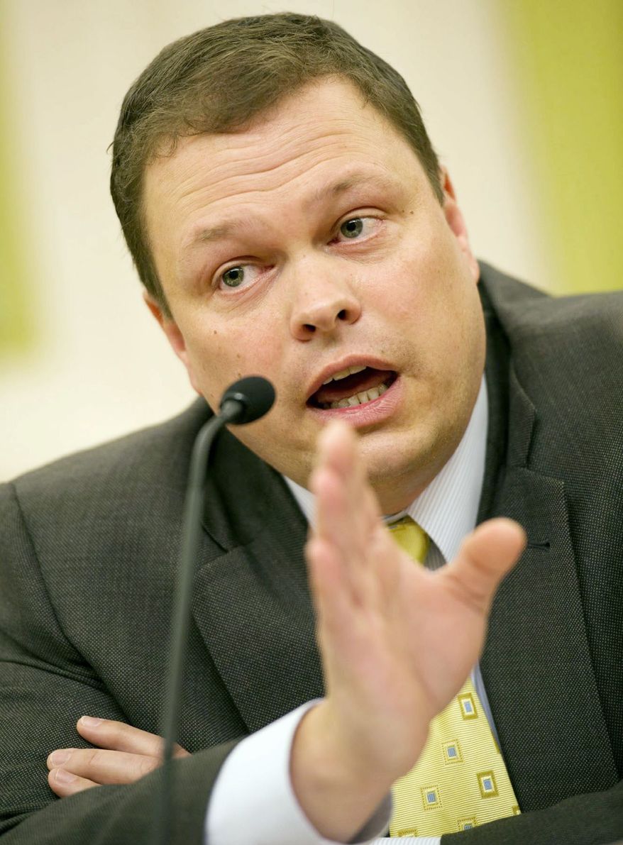 D.C. police union Chairman Kristopher Baumann says he is skeptical of crime statistics, given problems including suspension of the daily crime report. (Rod Lamkey Jr./The Washington Times)