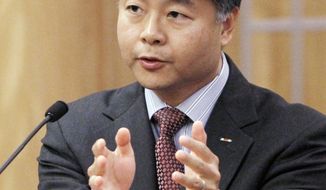 State Sen. Ted Lieu urged fellow California lawmakers to approve his bill to ban a controversial form of psychotherapy aimed at making gay people straight. The law was passed and then signed by Gov. Jerry Brown. (Associated Press)
