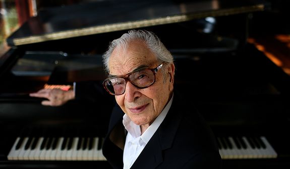 Dave Brubeck is photographed in his home in Wilton, Conn., on Nov. 17, 2009. (The Washington Times)



