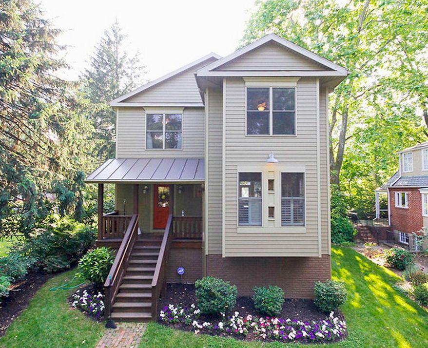 The home at 803 Houston Ave. in Takoma Park is on the market for $750,000. The four-bedroom home, built in 2005, has two full baths, a powder room and a partially finished full basement.