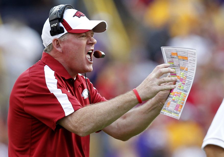 Bobby Petrino has been hired by Western Kentucky as its new football coach. (Associated Press)
