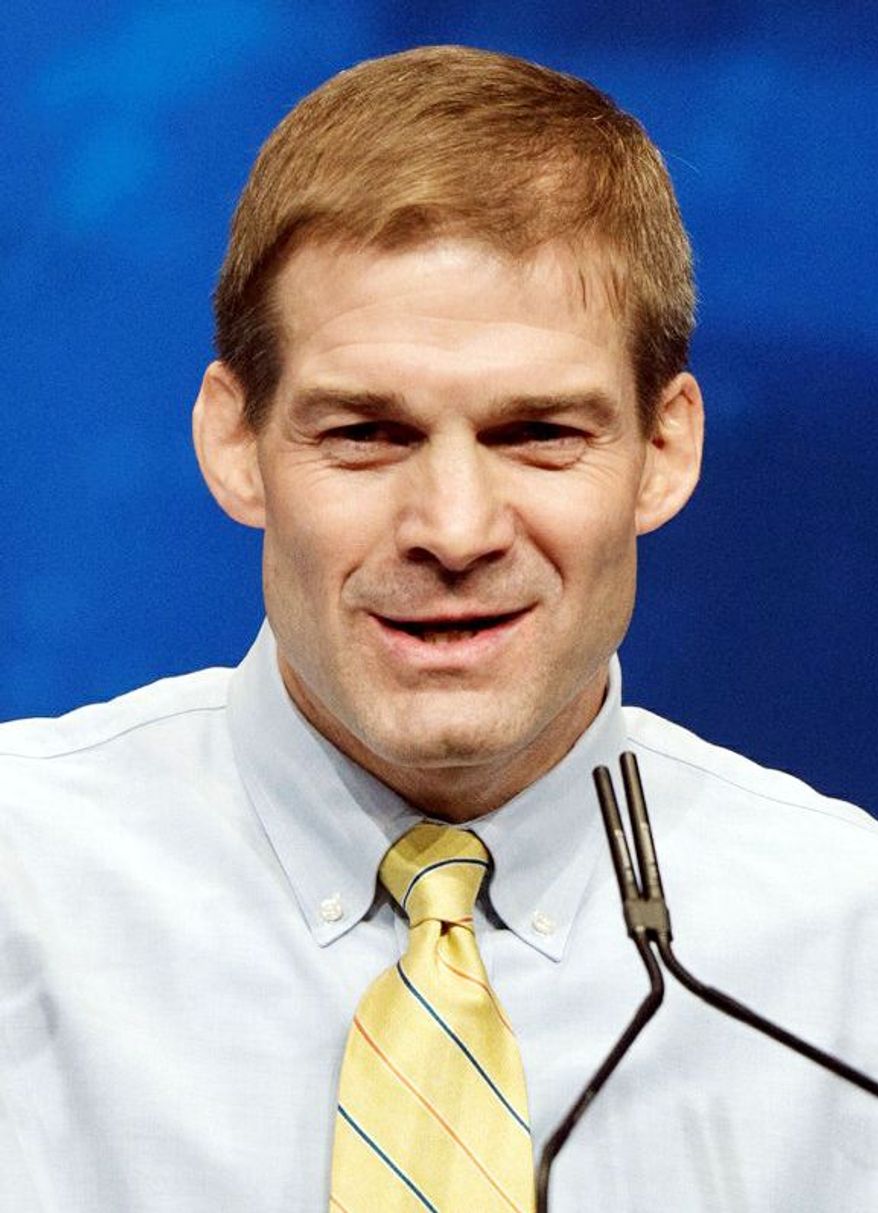 **FILE** Rep. Jim Jordan, Ohio Republican (Associated Press)