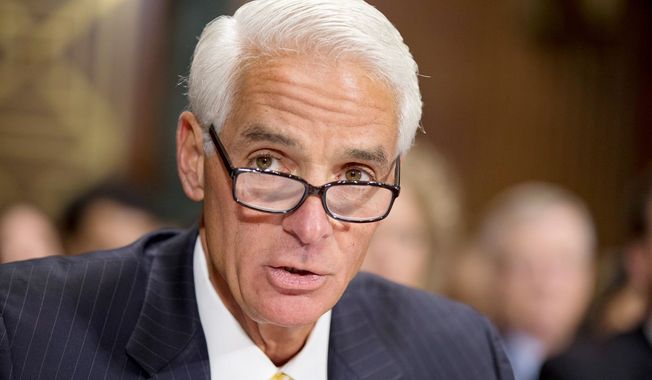 Former Florida Gov. Charlie Crist once was a prominent figure in the Republican Party, but he left the GOP and declared himself an independent before aligning with the Democrats. (Associated Press)