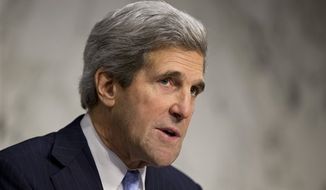 ** FILE ** Secretary of State John F. Kerry. (AP Photo/J. Scott Applewhite)