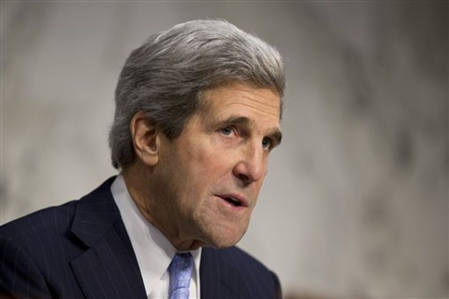 ** FILE ** Secretary of State John F. Kerry. (AP Photo/J. Scott Applewhite)