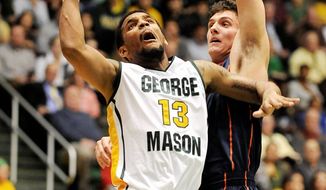 Seven of the turnovers GMU committed Saturday came in the 12 minutes Corey Edwards was on the bench. (Associated Press)