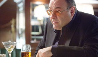 James Gandolfini, who has eschewed “mob guy” roles in favor of smaller character parts since HBO’s “The Sopranos” ended, is one again in “Killing Them Softly.” His character this time, though is a washed-up hit man, the “last, most pathetic one in the end.” (The Weinstein Co. via Associated Press)