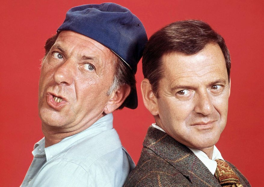 Jack Klugman (left) and Tony Randall (AP photo)