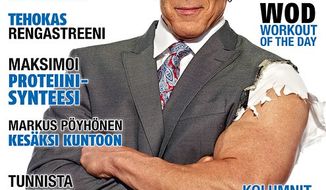 Bruce Oreck, the U.S. ambassador to Finland, appears on the cover of Probody, a Finnish fitness magazine, in November. (Image from Probody)
