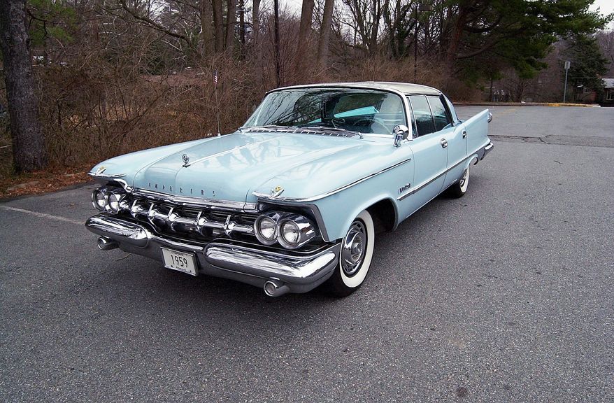 The 1959 automotive year was one of excess and the Imperial was in the forefront in the use of chrome and flamboyant styling, which meant fins. Bart Stringham appreciates his 46-year-old Imperial.