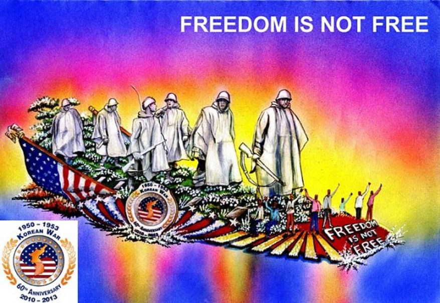 &quot;Freedom Is not Free,&quot; the Defense Department&#x27;s entry in the Tournament of Roses Parade in Pasadena, Calif., on New Year&#x27;s Day, is depicted in an artist&#x27;s rendering. (Image courtesy of Phoenix Decorating Co.)