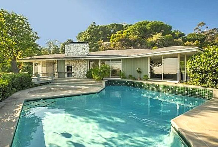 Want to own a bit of history? A California house once owned by Ronald and Nancy Reagan is on the market with an asking price of $4,999,000. An octagonal swimming pool is among the features of the four-bedroom ranch-style home. (Coldwell Banker)