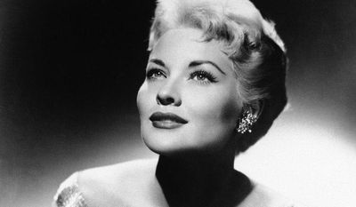 Singer Patti Page, pictured in 1958, made &quot;Tennessee Waltz&quot; the third-best-selling recording ever. (AP Photo)