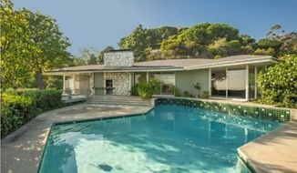 Ronald and Nancy Reagan helped design their 4,764-square-foot, four-bedroom, four-bath ranch house in the tony Pacific Palisades neighborhood in west Los Angeles. The house is for sale for $4,999,000. (Photo courtesy of Coldwell Banker)