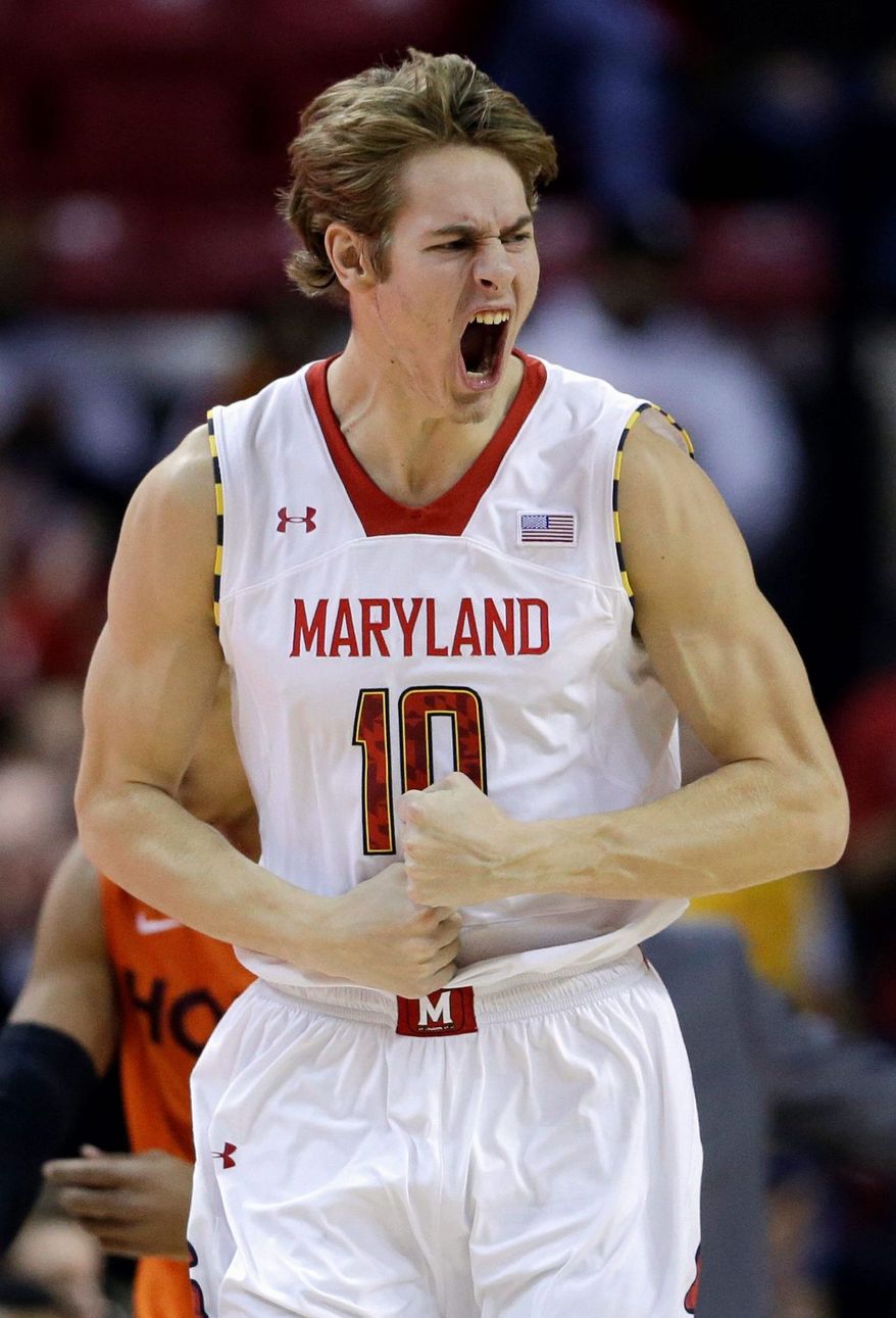 Maryland guard Jake Layman (Associated Press)