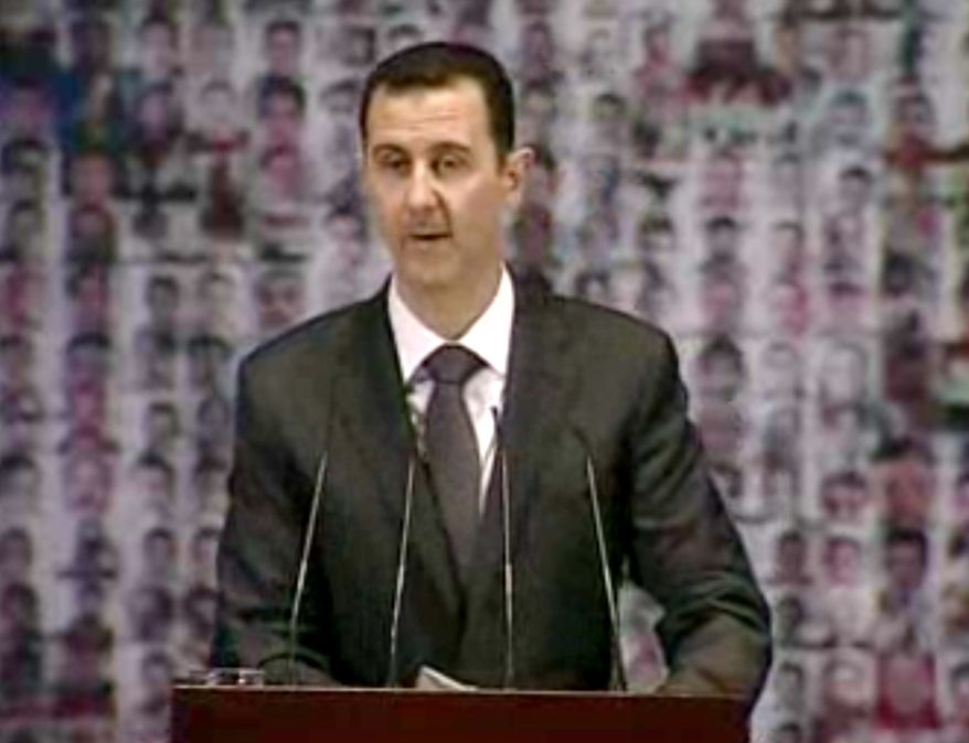 ** FILE ** Syrian President Bashar Assad (Associated Press)