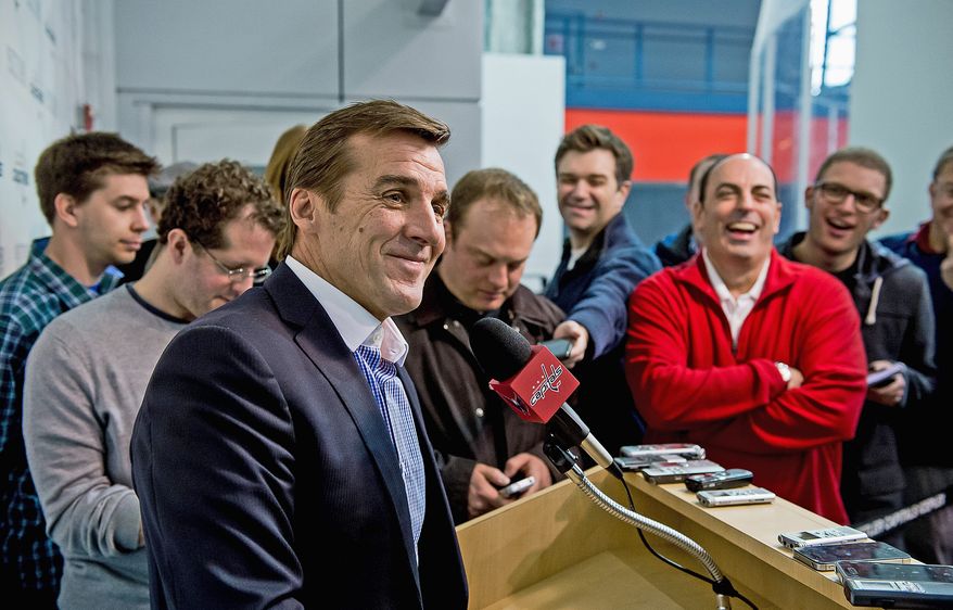 Capitals general manager George McPhee (Andrew Harnik/The Washington Times)